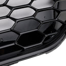 Ford Focus ST/ST Line MK4 2018-2021 Grade de favo de mel Grade do pára-choque dianteiro + conjunto de grade inferior-3