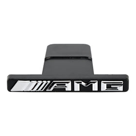 Buy chrome AMG Front Vertical Strip General Grill Emblem For Mercedes-Benz Grille Chrome / Red / Black AMG Decal Badge