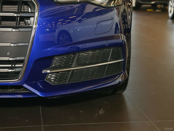 2017-2018 Audi A6 C7 Standard Lower Black Grille Front Bumper Fog Light Cover Grill 4G0807681AN 4G0807682AN