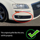 2006–2008 Audi A8 Front Bumper Lower Grille Fog Light Black GrillVehicle Parts & Accessories, Car Tuning & Styling, Body & Exterior Styling!-2