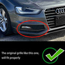 Couvercle de lampe antibrouillard pour pare-choc, 2 pièces, calandre adaptée à Audi A4 s-line S4 2013 – 2015-2