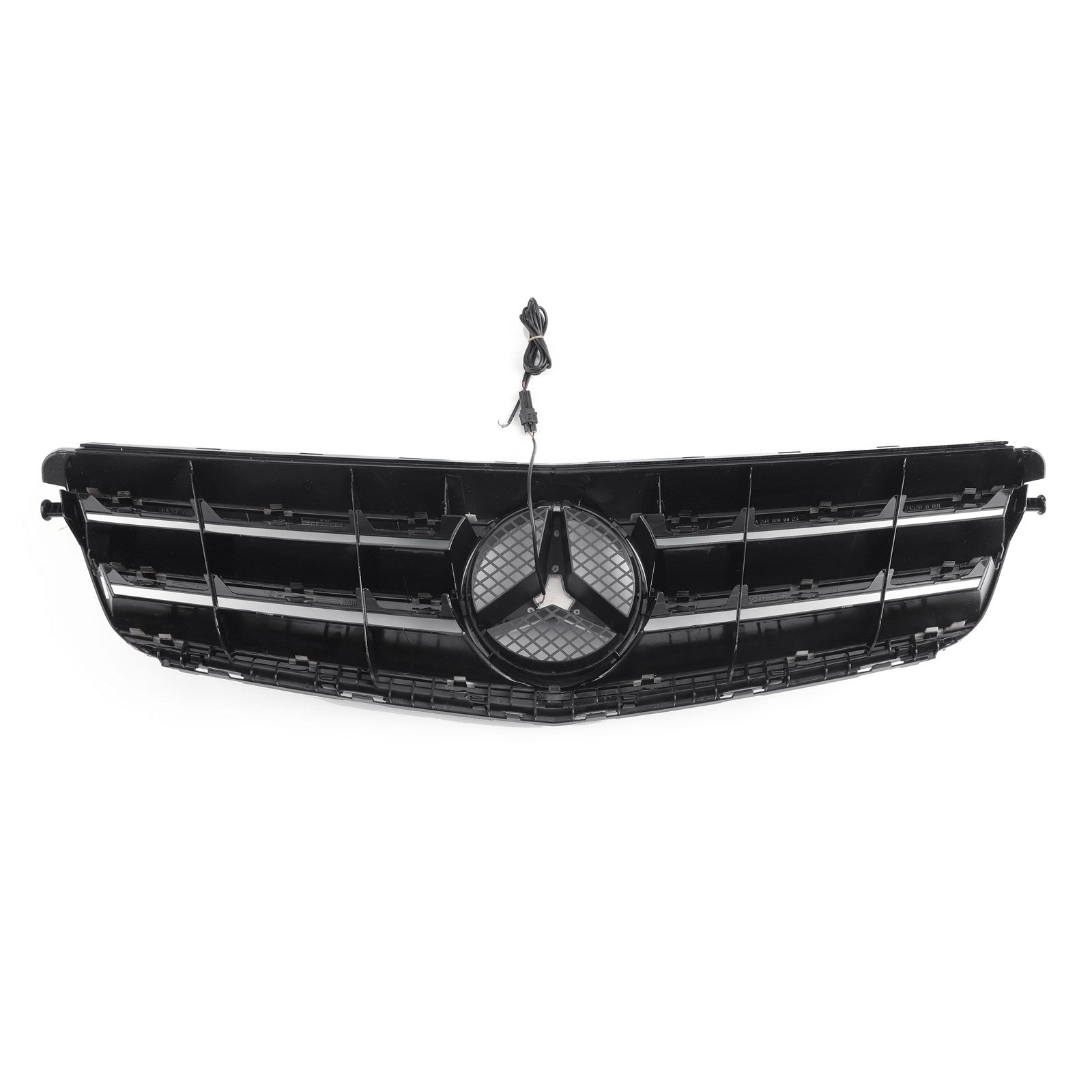 Grille de pare-chocs avant noire/chromée pour Mercedes Benz Classe C W204 C250/C300/C350 2008-2014