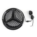 Mercedes Benz Classe C 2008-2014 W204 Grille de pare-chocs avant noire/chromée avec étoile LED pour C250/C300/C350-33