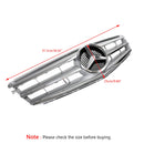 Mercedes Benz Classe C 2008-2014 W204 Grille de pare-chocs avant noire/chromée avec étoile LED pour C250/C300/C350-39