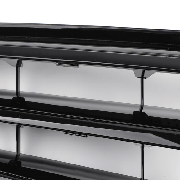 Mercedes Benz Classe C 2008-2014 W204 Grille de pare-chocs avant noire/chromée avec étoile LED pour C250/C300/C350