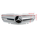Mercedes Benz 2002-2006 R230 SL Classe SL350/500/600/SL55/65 1 Fin Star Grill noir Chrome Calandre-31