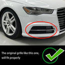 2017-2018 Audi A6 C7 Standard Lower Black Grille Front Bumper Fog Light Cover Grill 4G0807681AN 4G0807682AN-27