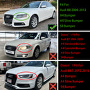 Audi 2008-2012 A4/S4 B8 Reemplazo de parrilla RS4 Estilo Honeycomb Sport Mesh Hex Grille Negro-27