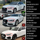 2016-2019 Audi A4 / A4 S-Line / S4 B9 RS4 Style Honeycomb Mesh Grill Front Bumper Gloss Black Grille-3