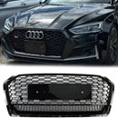 2017-2019 Audi A5/A5 Sline/S5 RS5 Honingraatgrill Voorbumper Sport Mesh Hex Zwart Grille-1