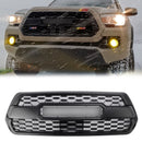 2016-2023 Toyota Tacoma TRD PRO Style Grill Front Bumper Replacement Black Grille Kit W/ LED Light-38