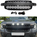 Ford Ranger Next Gen T9 2023-2025 Grill w stylu Raptor Zderzak przedni Czarna kratka ze światłem LED-1