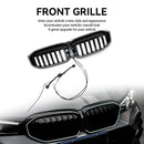 2023-2026 BMW Serie 3 G20 G21 LCI Parrilla de doble línea negra Parachoques delantero Parrilla LED-60