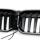 2023-2026 BMW Serie 3 G20 G21 LCI Parrilla de doble línea negra Parachoques delantero Parrilla LED-38