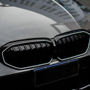 2023-2026 BMW Serie 3 G20 G21 LCI Parrilla de doble línea negra Parachoques delantero Parrilla LED-43