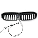 2023-2026 BMW Serie 3 G20 G21 LCI Parrilla de doble línea negra Parachoques delantero Parrilla LED-28