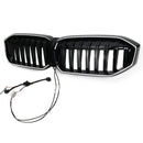 2023-2026 BMW Serie 3 G20 G21 LCI Parrilla de doble línea negra Parachoques delantero Parrilla LED-30