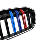 2023-2026 BMW Serie 3 G20 G21 LCI Parrilla de doble línea negra Parachoques delantero Parrilla LED-106