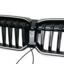 2023-2026 BMW Serie 3 G20 G21 LCI Parrilla de doble línea negra Parachoques delantero Parrilla LED-105