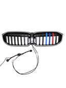 2023-2026 BMW Serie 3 G20 G21 LCI Parrilla de doble línea negra Parachoques delantero Parrilla LED-95