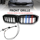 2023-2026 BMW Serie 3 G20 G21 LCI Parrilla de doble línea negra Parachoques delantero Parrilla LED-94
