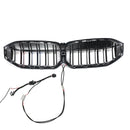 2023-2026 BMW Serie 3 G20 G21 LCI Parrilla de doble línea negra Parachoques delantero Parrilla LED-83