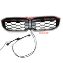 2023-2026 BMW Serie 3 G20 G21 LCI Parrilla de doble línea negra Parachoques delantero Parrilla LED-143