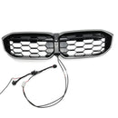 2023-2026 BMW Serie 3 G20 G21 LCI Parrilla de doble línea negra Parachoques delantero Parrilla LED-126