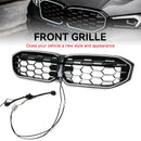 2023-2026 BMW Serie 3 G20 G21 LCI Parrilla de doble línea negra Parachoques delantero Parrilla LED-164