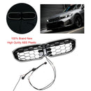 2023-2026 BMW Serie 3 G20 G21 LCI Parrilla de doble línea negra Parachoques delantero Parrilla LED-172