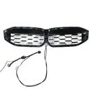 2023-2026 BMW Serie 3 G20 G21 LCI Parrilla de doble línea negra Parachoques delantero Parrilla LED-161