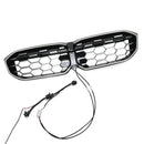 2023-2026 BMW Serie 3 G20 G21 LCI Parrilla de doble línea negra Parachoques delantero Parrilla LED-158