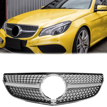 Mercedes Benz E-Klasse W207/C207 2014 2015 2016 2017 Coupé Diamond/OEM-stijl Grille Voorbumper Vervangingsgrille
