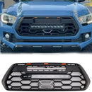 Toyota Tacoma 3. sukupolvi 2016-2023 Trd Pro Säleikkö etupuskuri, musta vaihtosäleikkö/LED<lAMP>valopalkki-1