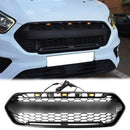 Ford Transit Custom / Tourneo Custom Grill | 2018-2023 | Gloss Black | Raptor Style | Replacement Front Grille With FORD Letter-16