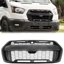 Raptor Style Grill For 2019-2026 Ford Transit 150 250 350 Front Bumper Grill Replacement Matte Black Grille With FORD Letter-1