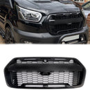 Raptor Grille | Ford Transit MK8 | 2020-2026 | Gloss Black | Front Bumper Honeycomb Grill With FORD Letter-3