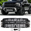 2024–2025 Ford F150 Raptor SVT Grill Frontstoßstange, schwarzer Ersatzgrill mit LED-Licht-3