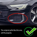 Audi A6 Sline/S6 C8 2018-2023 Mistlamprooster Voorbumper 2PCS Onderste randafdekking Grill-2
