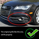 Audi A7 S-Line/S7 2012-2015 Zwart voorbumper mistlamprooster Honingraat onderste grillafdekking 4G8807681C9B9 4G8807682C9B9-2