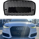 2015-2018 Audi A6 /A6 Sline /S6 C7 RS6 Style Grill etupuskuri hunajakennoverkko musta säleikkö-1