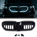 2024-2026 BMW 5-serie I5 G60 G61 enkele lamellengrill voorbumper vervangende grille met LED-1