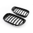 2002-2005 BMW Série 3 E46 320d/318i/320i/330d/325i/330i Berline/Touring Grill Noir/Chrome Diamant Calandre-7