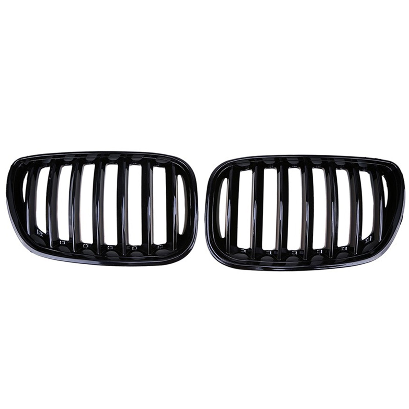 2004-2006 BMW X5 E53 3.0i/4.4i/3.0d/4.8is Front Kidney Grill Gloss Black/M-color Replacement Grille