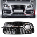 Audi 2013-2017 Q5 Standard Version ABS 8R0807681M 8R0807681N Front Fog Lamp Lower Grille Grill Cover Kit-6