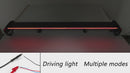 Universal Sedan Adjustable Aluminum Rear Trunk Wing Racing Spoiler W/ LED Light-9
