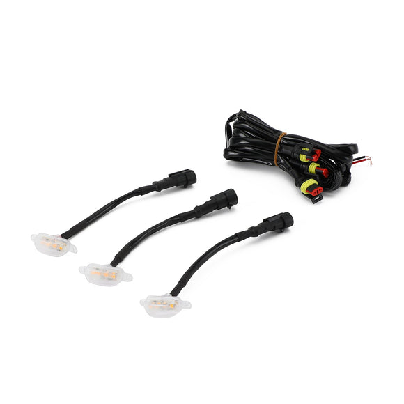 3PCS Ford F-150 LED Lamp Raptor Style Front Grille Running Light Generic