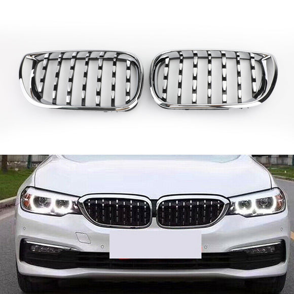 2002-2005 BMW Série 3 E46 320d/318i/320i/330d/325i/330i Berline/Touring Grill Noir/Chrome Diamant Calandre