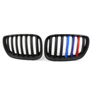 2004-2006 BMW X5 E53 3.0i/4.4i/3.0d/4.8is Front Kidney Grill Gloss Black/M-color Replacement Grille-3